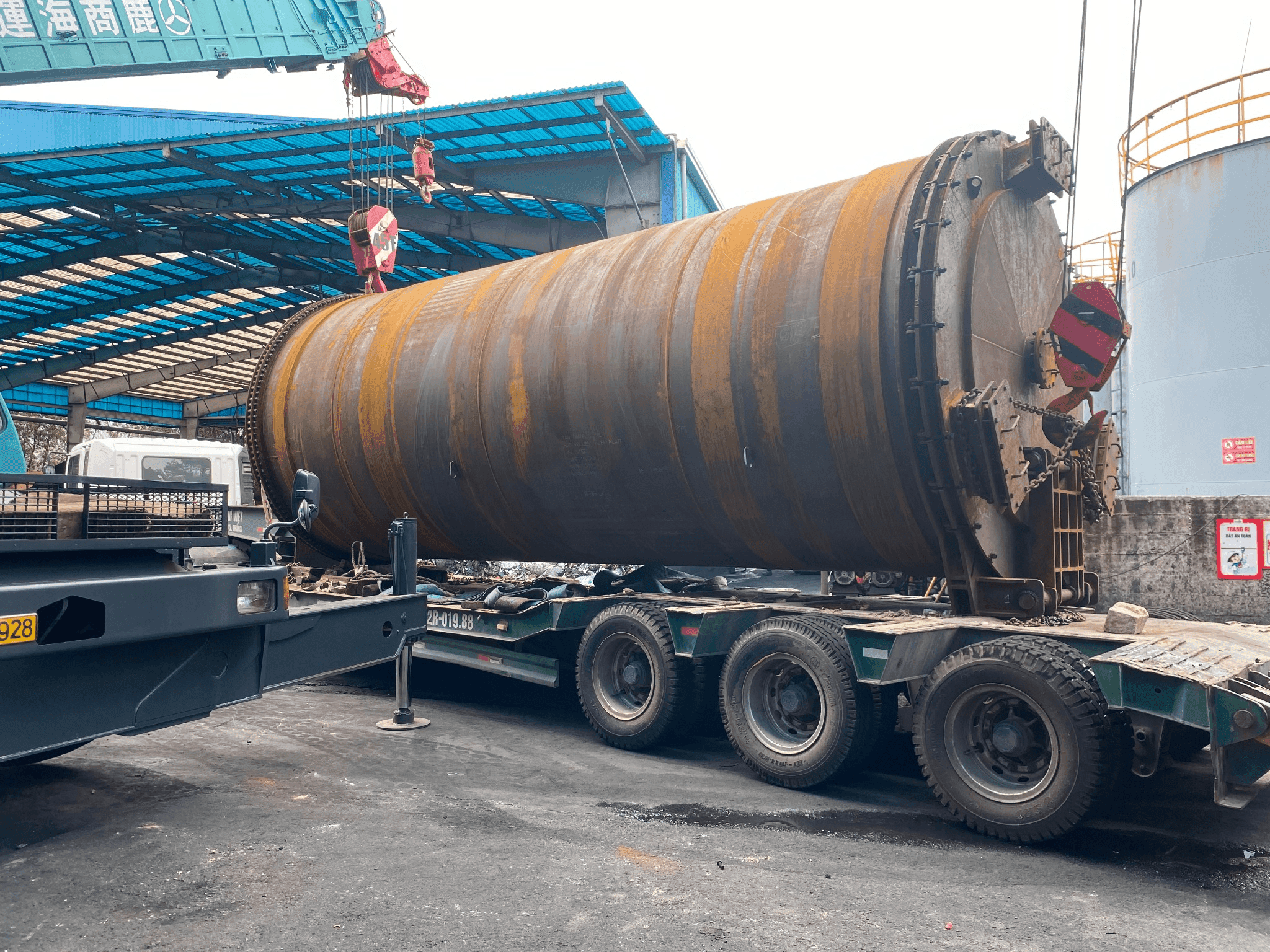 PYROLYSIS FURNACE INSTALLATION PROJECT – RUBBER TIRE PLANT IN PHU MY